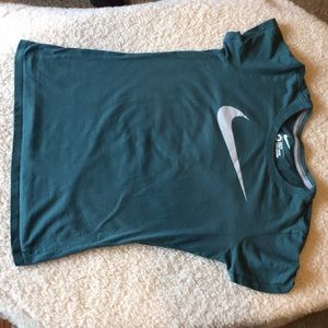 Turquoise Nike shirt